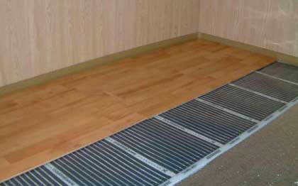 Інфрачервона тепла підлога для різних видів покриття